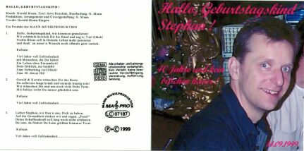 Geburtstags CD-Cover